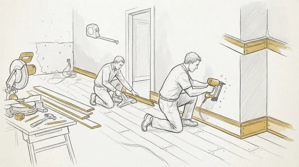 baseboard installation