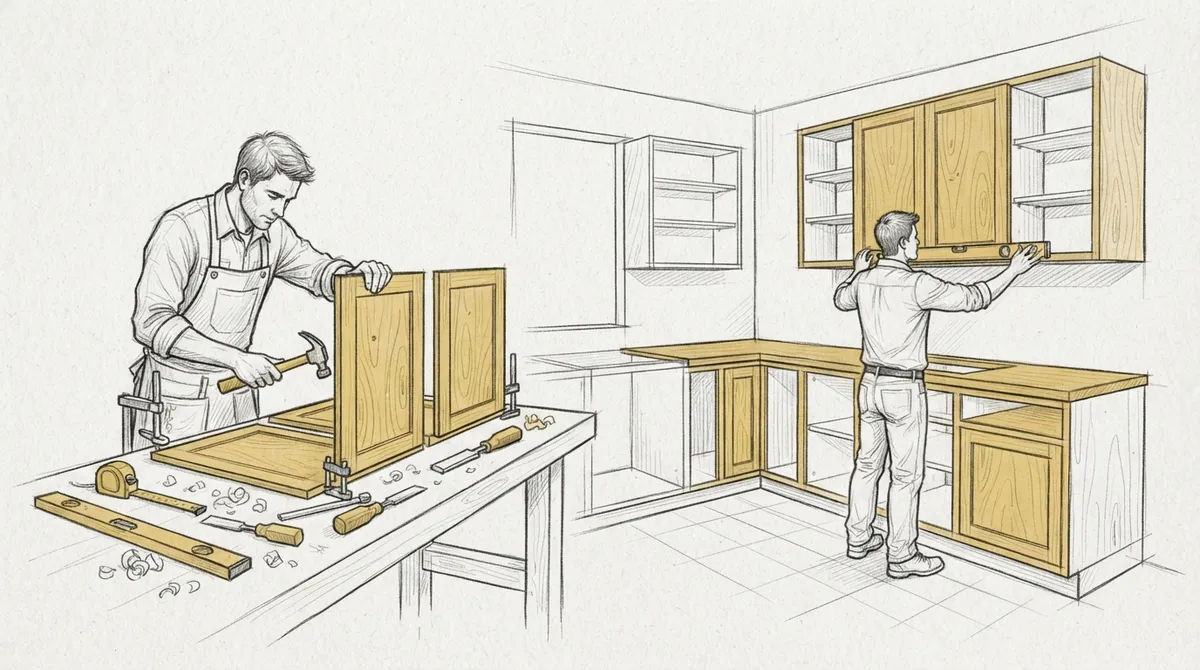 kitchen cupboard installation