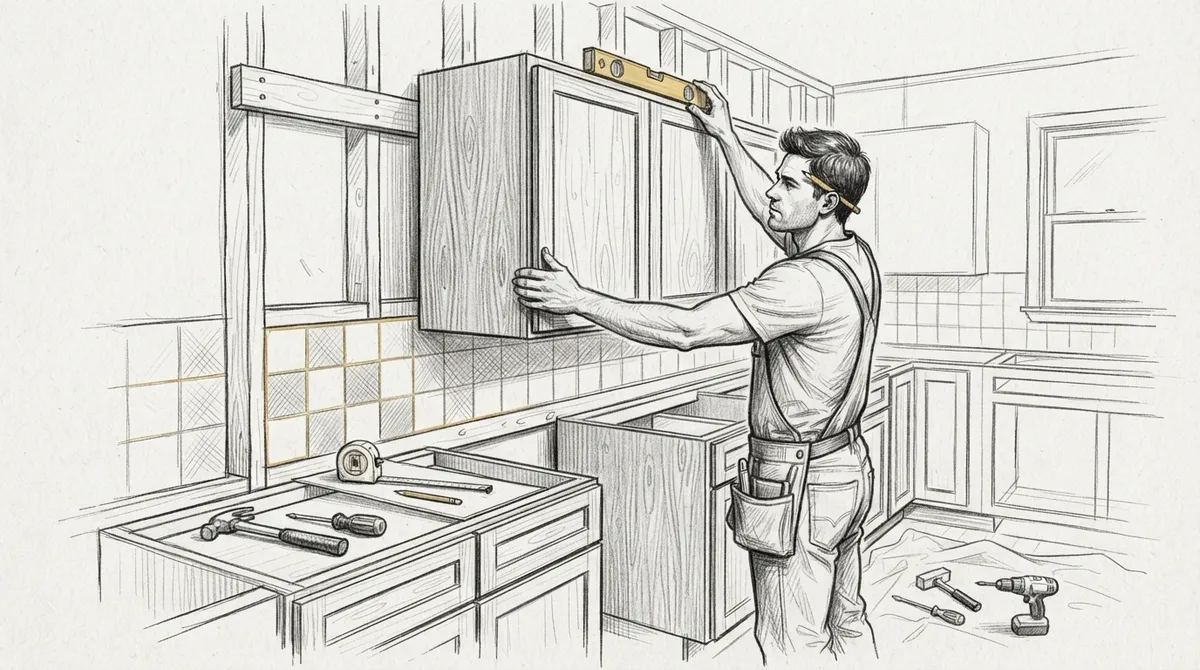 kitchen cupboard installation