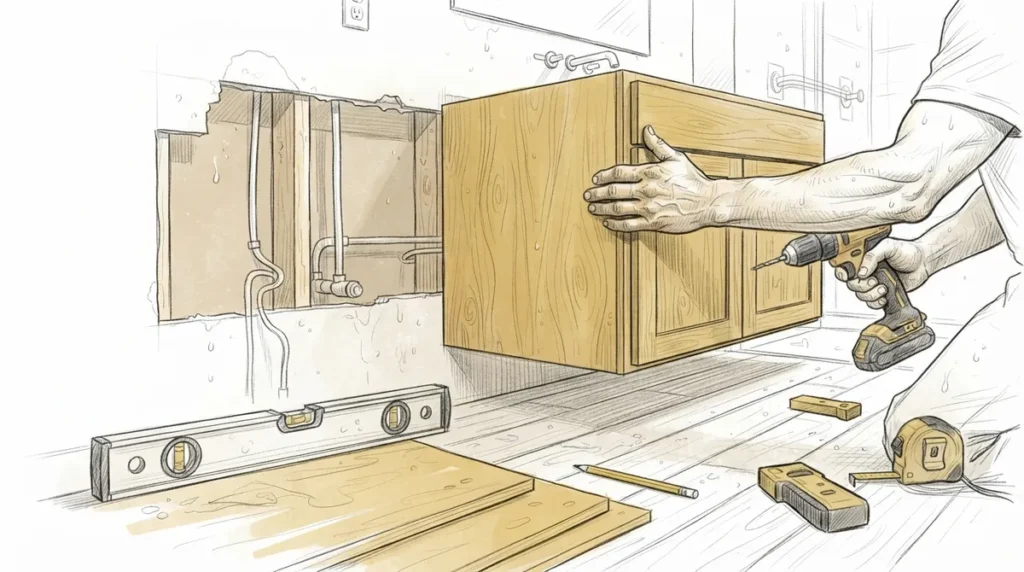 Bathroom Vanity Installation: A Custom Carpentry Guide