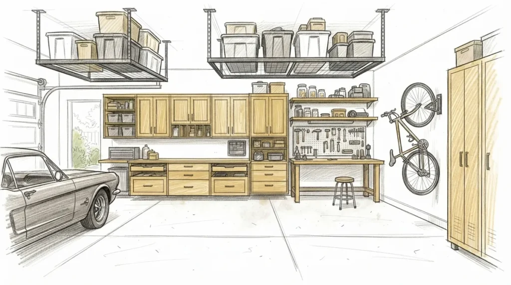 11 Garage Storage Solutions Built by Custom Carpenters