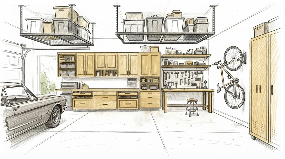 11 Garage Storage Solutions Built by Custom Carpenters