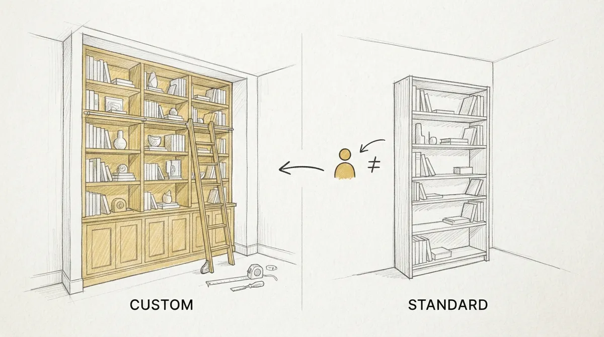 custom bookcases