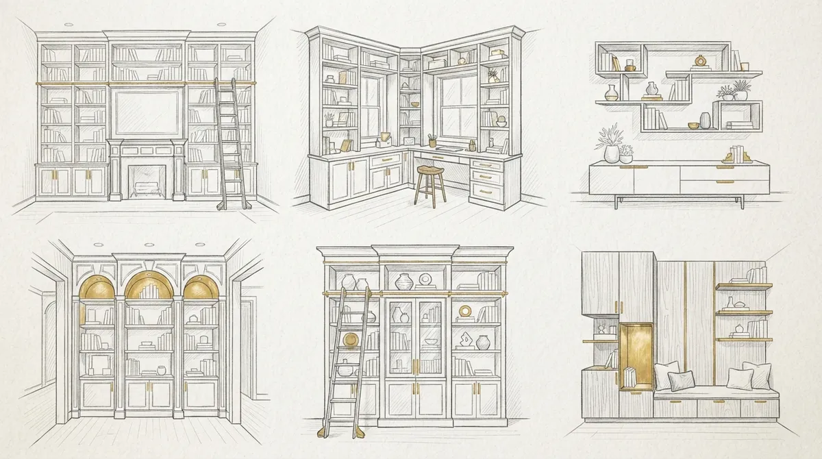 custom bookcases