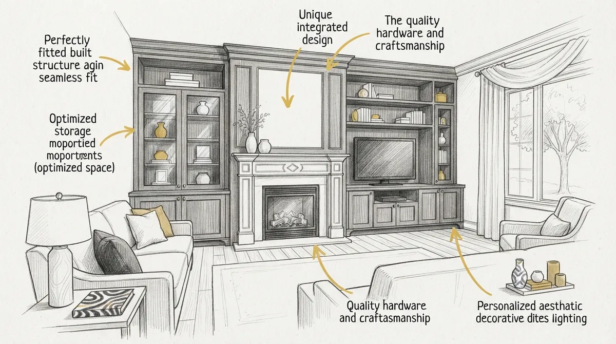custom cabinets for living room