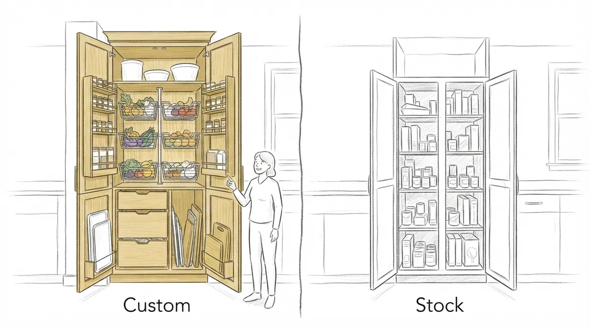 custom kitchen pantry cabinet