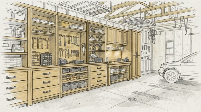 How to Plan Built-In Garage Cabinets That Last