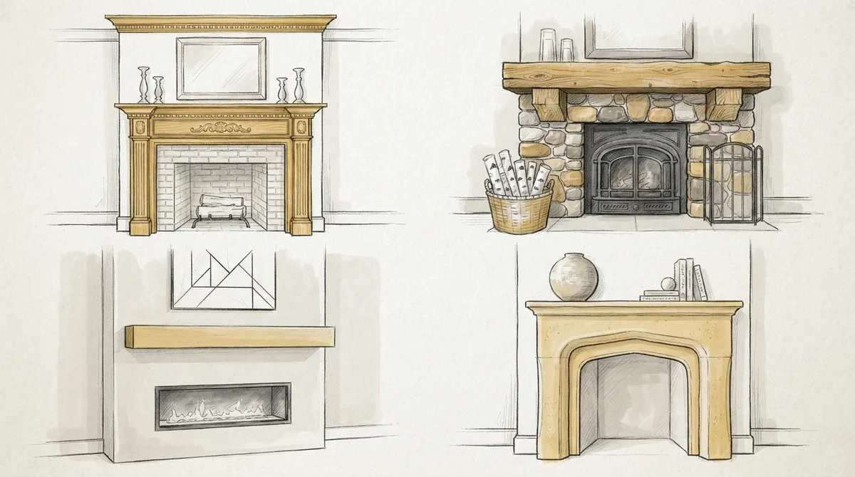 fireplace mantel installation